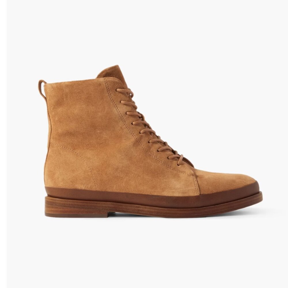 VINCE. Cooper Suede Ankle Boots Tan - Size 8.5
